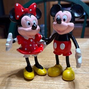 Mickey and Minnie Mouse Figurines by Applause